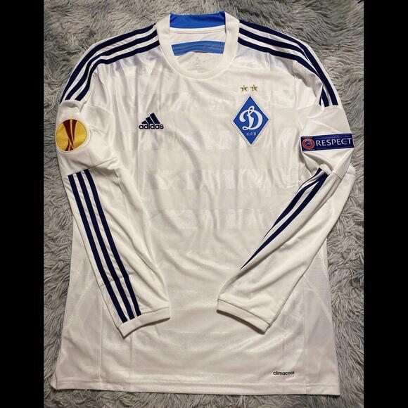 DYNAMO KYIV 14-15 Match ISSUE/WORN JERSEY TEODORCZYK #91 EUROPA LEAGUE Poland - Picture 1 of 8